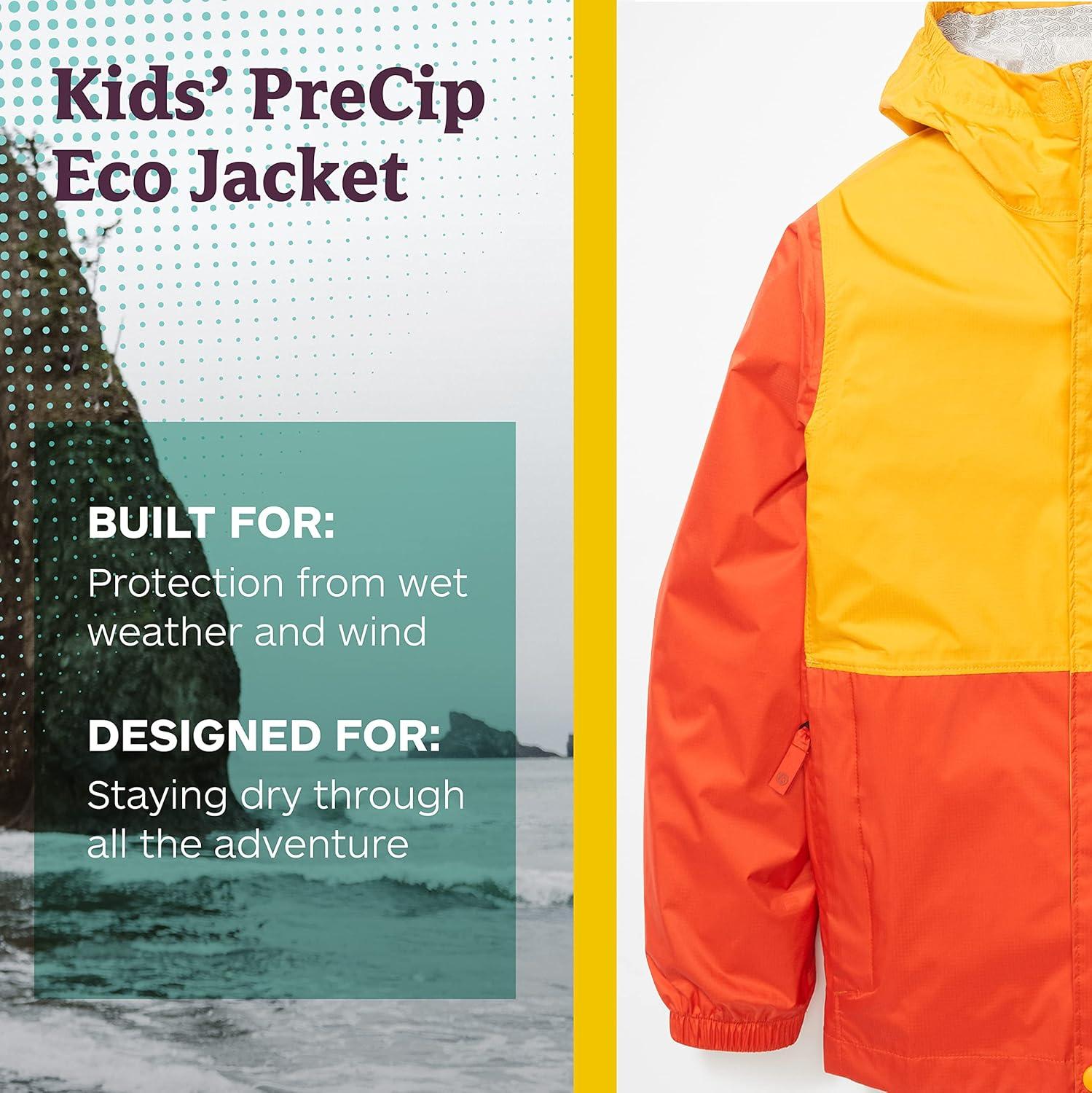 imageMARMOT Boys Kids Precip Eco JacketSolarRed Sun