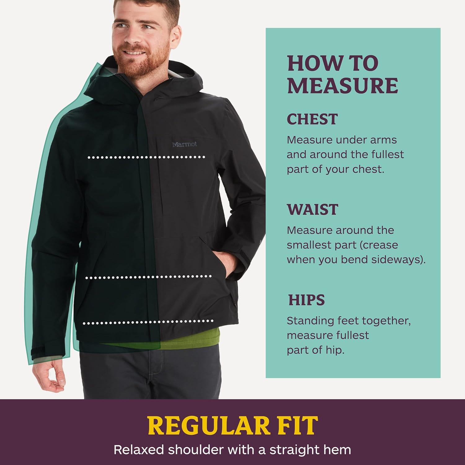 imageMARMOT Mens GORETEX Minimalist Rain Jacket  Packable Breathable Durable Wind ampamp Water ProtectionSteel Onyx