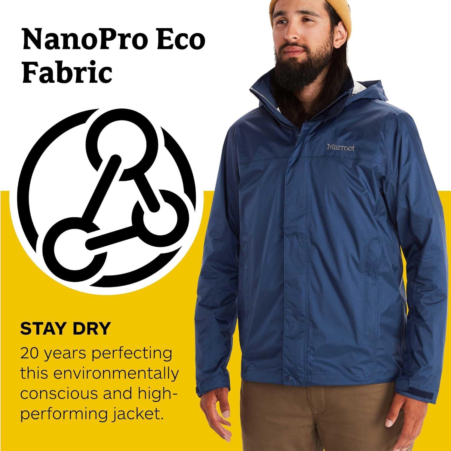 imageMARMOT Mens PreCip Eco JacketArctic Navy