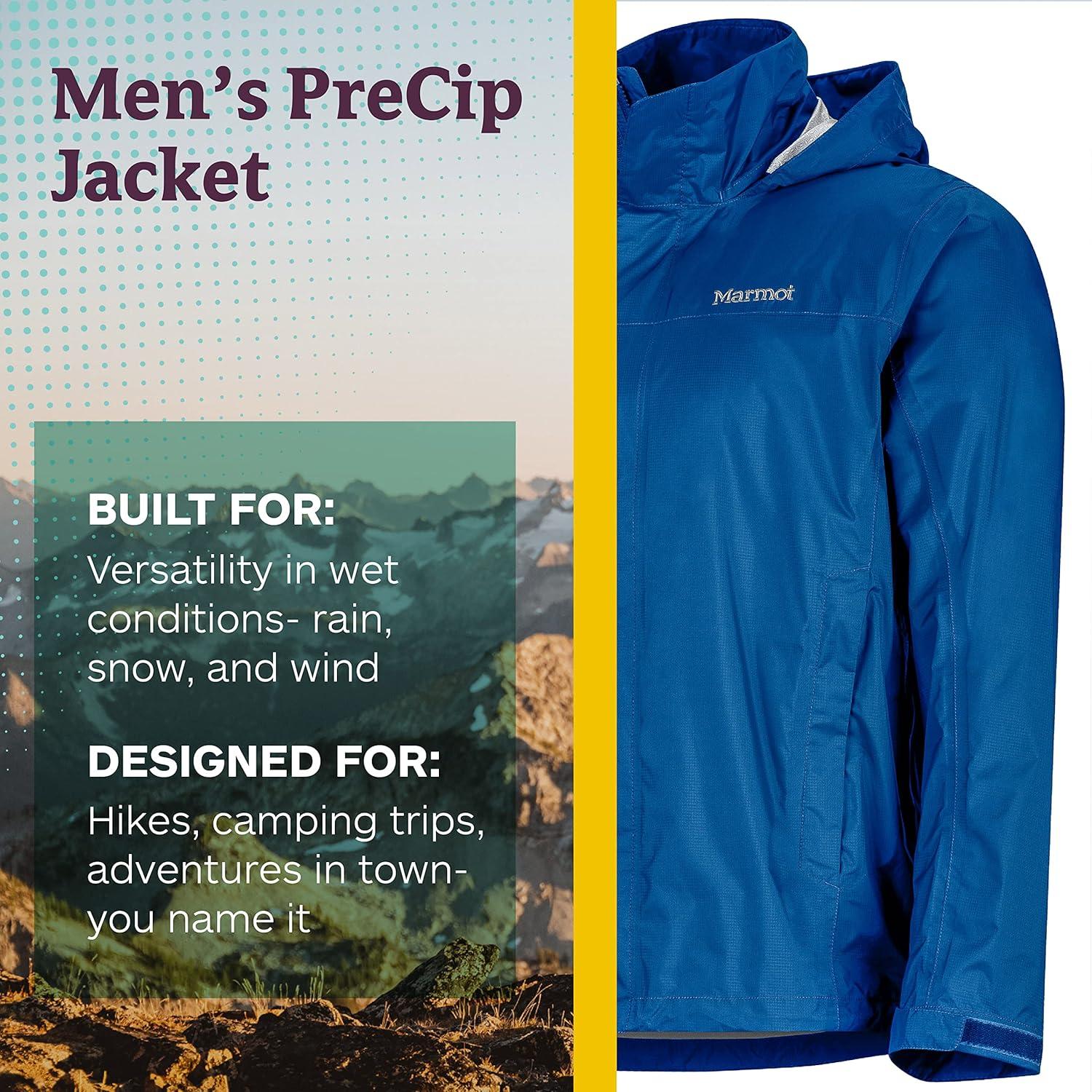 imageMARMOT Mens PreCip Eco JacketBlue Sapphire