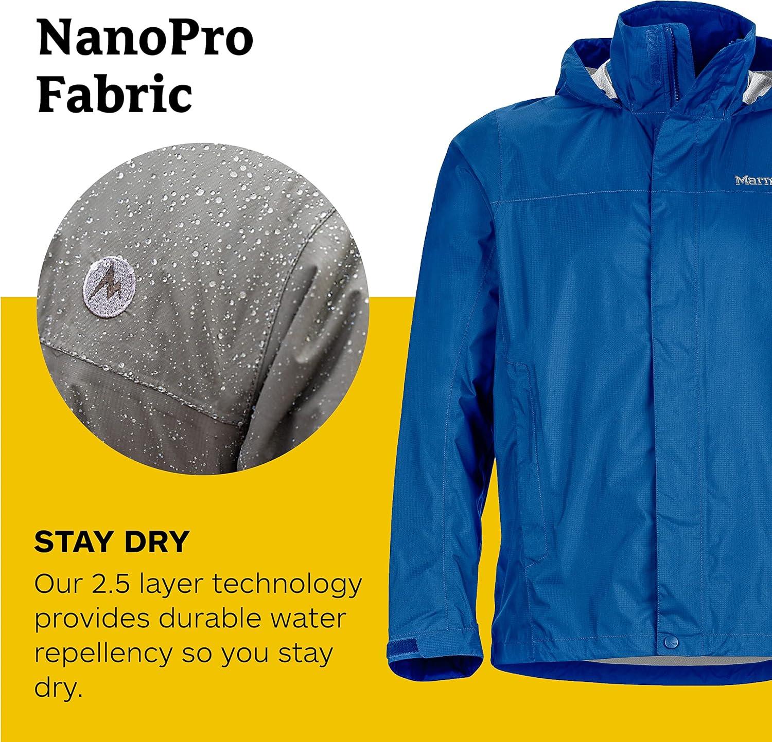 imageMARMOT Mens PreCip Eco JacketBlue Sapphire