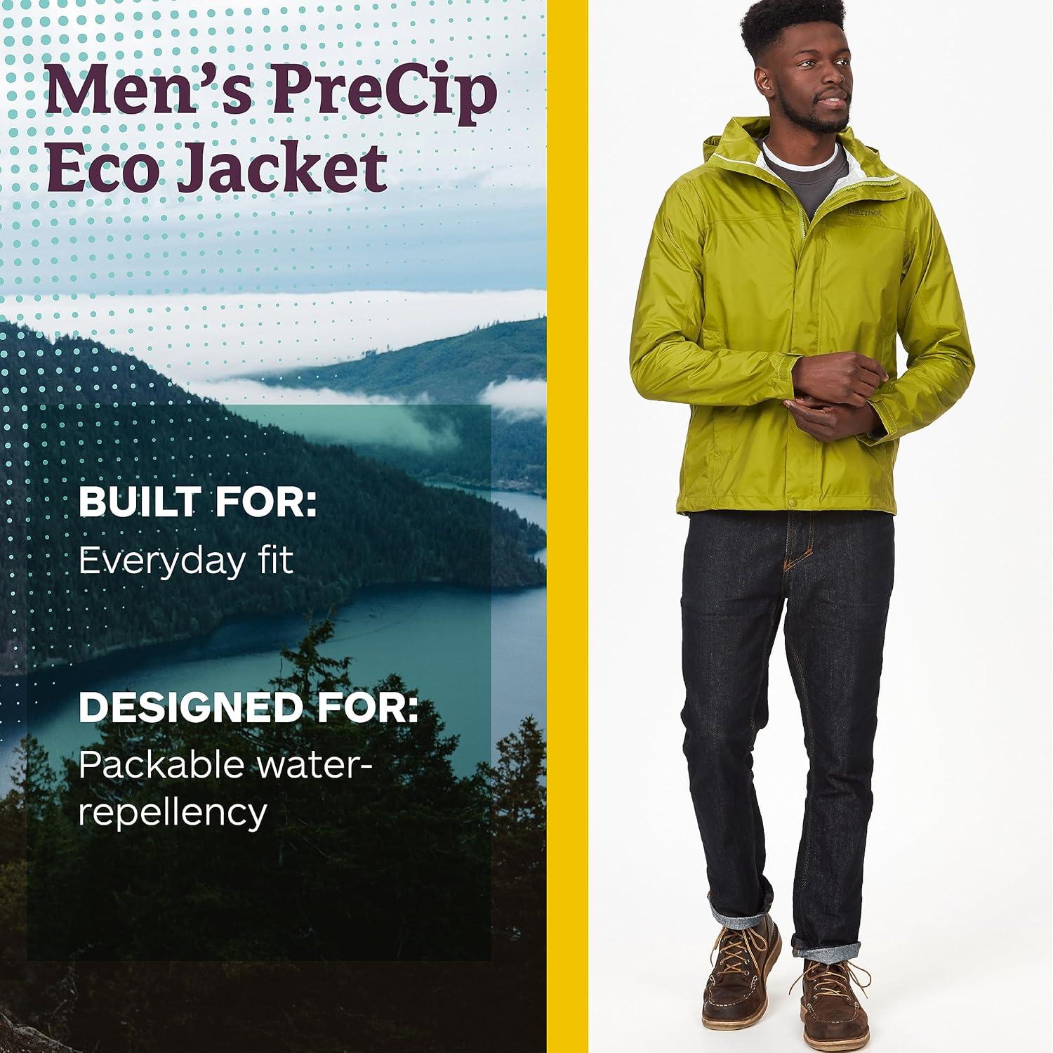 imageMARMOT Mens PreCip Eco JacketCilantro