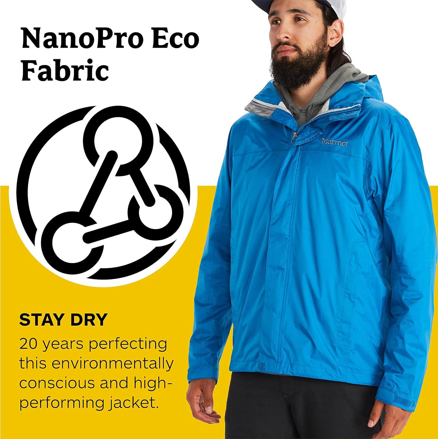 imageMARMOT Mens PreCip Eco JacketClassic Blue