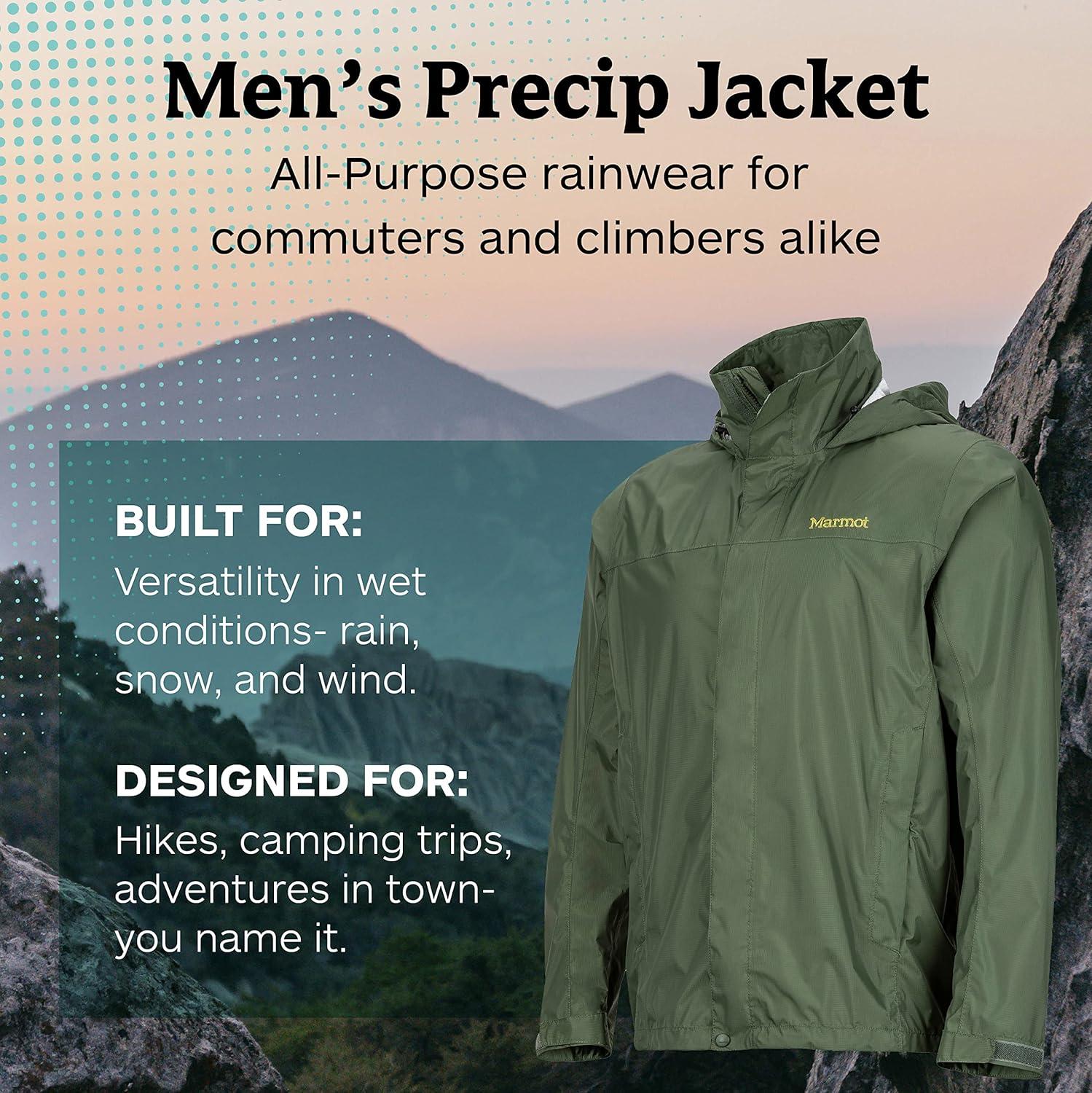 imageMARMOT Mens PreCip Eco JacketCrocodile