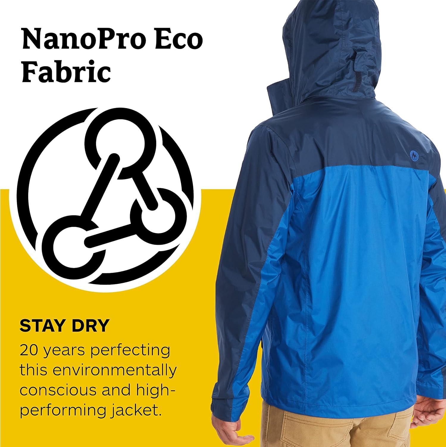 imageMARMOT Mens PreCip Eco JacketDark AzureArctic Navy