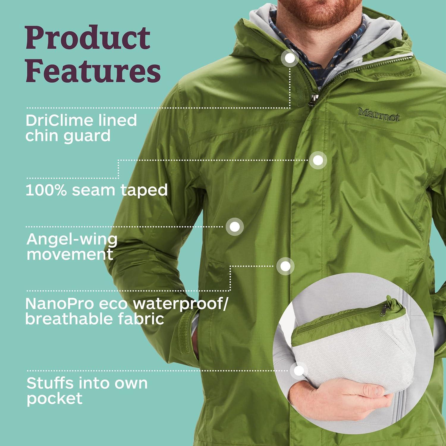 imageMARMOT Mens PreCip Eco JacketFoliage