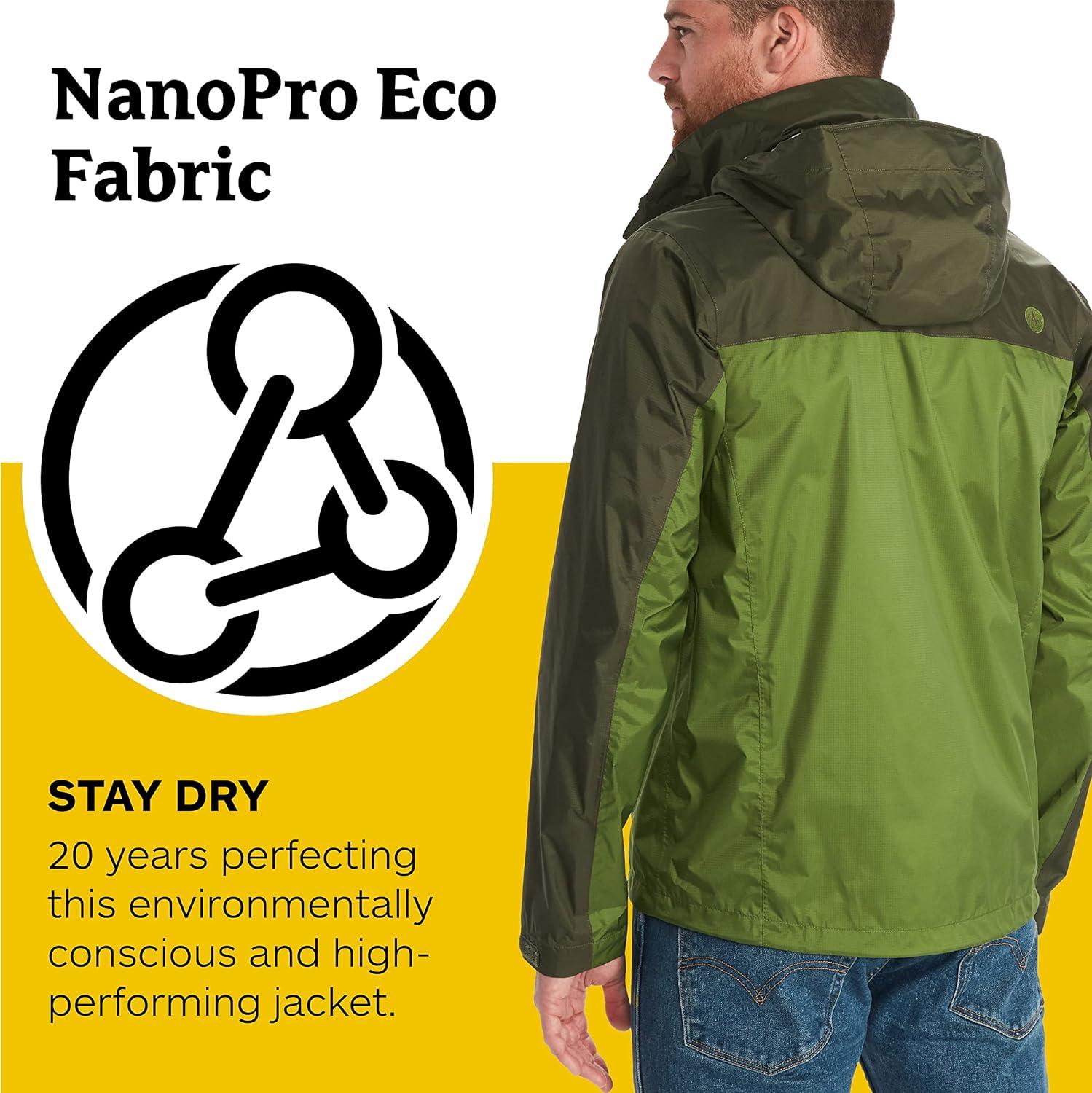 imageMARMOT Mens PreCip Eco JacketFoliage Nori