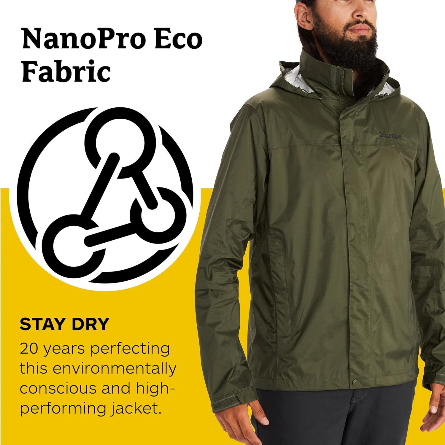 imageMARMOT Mens PreCip Eco JacketNori