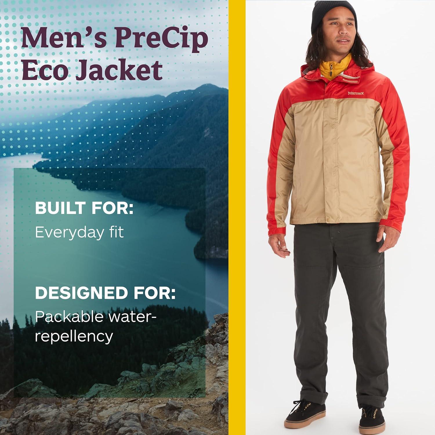 imageMARMOT Mens PreCip Eco JacketShetlandCairo