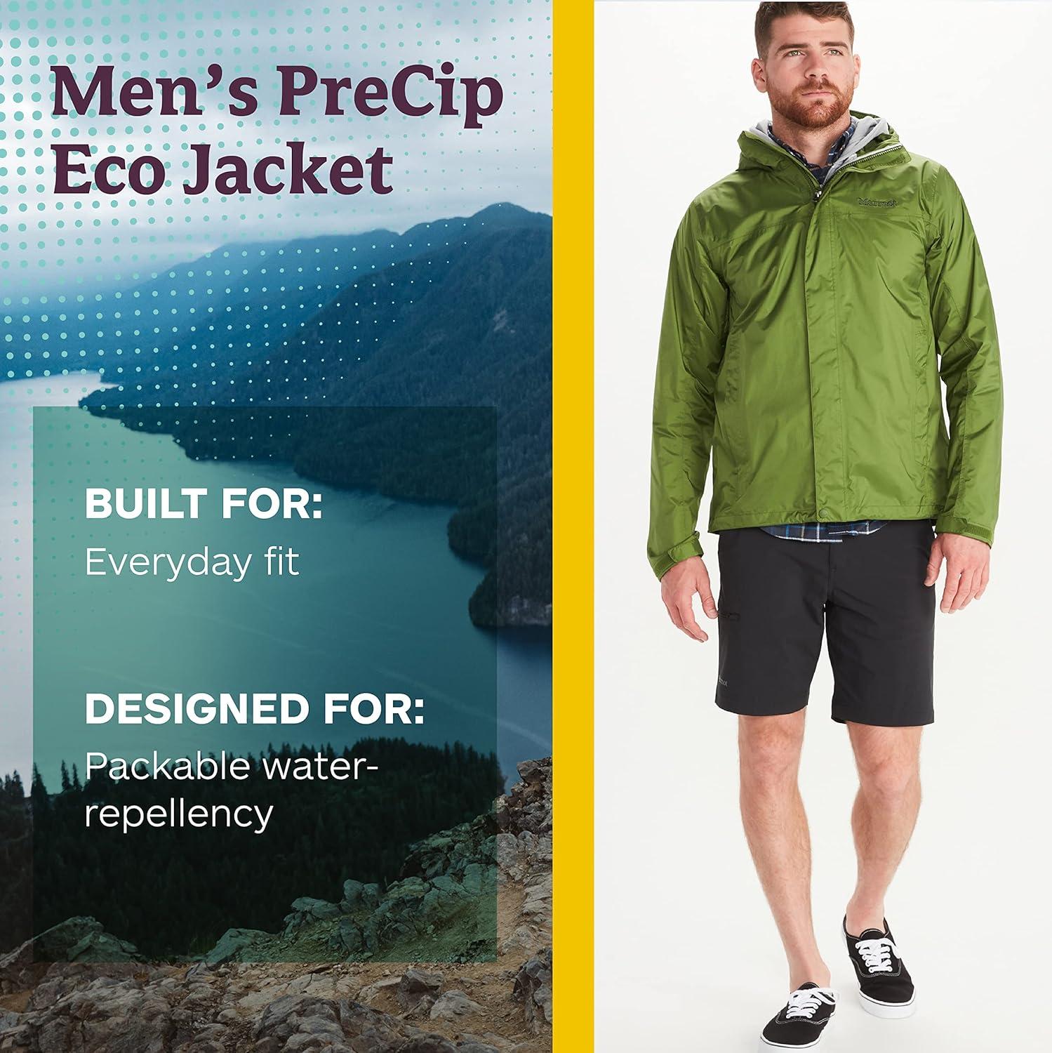 imageMARMOT Mens PreCip Eco JacketSleet