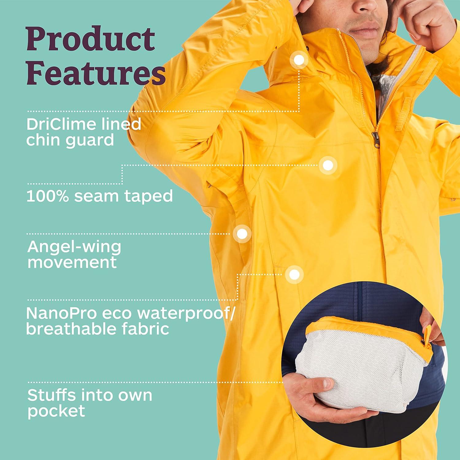 imageMARMOT Mens PreCip Eco JacketSolar