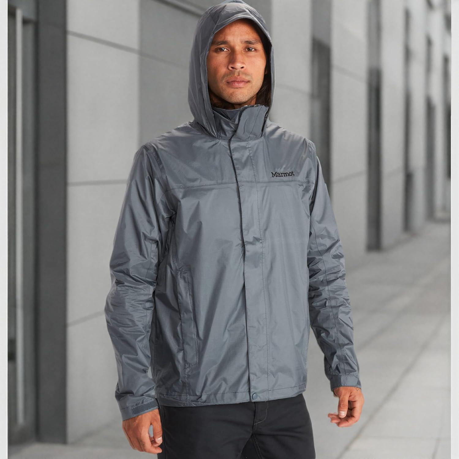 imageMARMOT Mens PreCip Eco JacketSteel Onyx