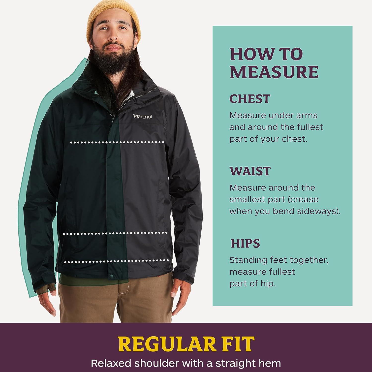 imageMARMOT Mens PreCip Eco JacketSteel OnyxPurple Fig