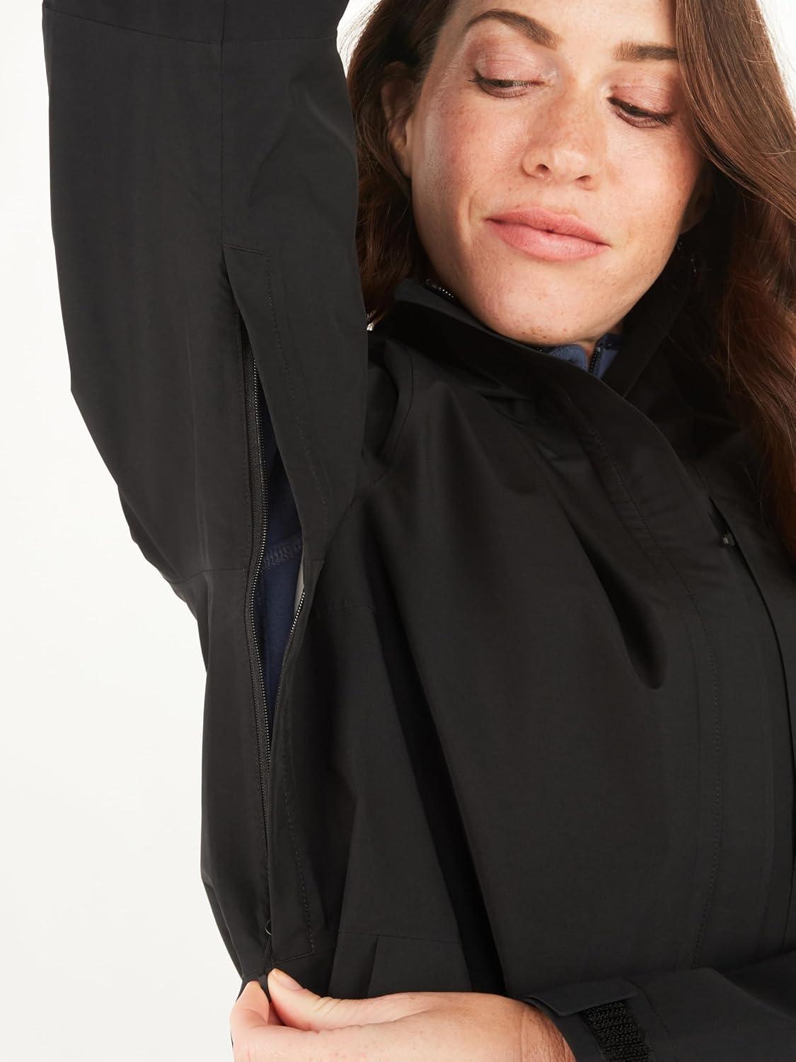imageMARMOT Womens GORETEX Minimalist Rain Jacket  Packable Breathable Durable Wind ampamp Water ProtectionBlack
