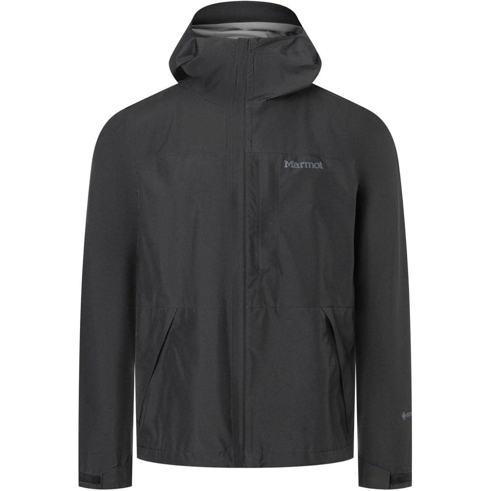 imageMARMOT Mens GORETEX Minimalist Rain Jacket  Packable Breathable Durable Wind ampamp Water ProtectionBlack