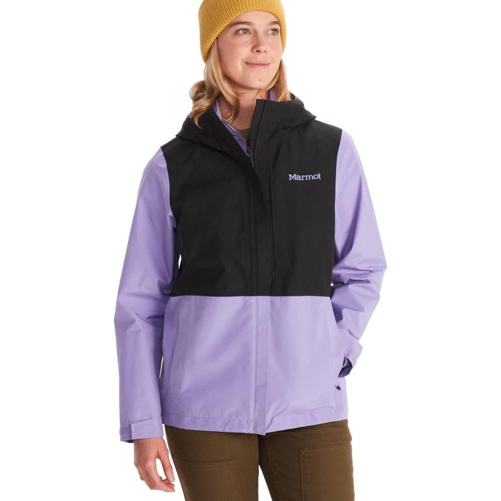 imageMARMOT Womens GORETEX Minimalist Rain Jacket  Packable Breathable Durable Wind ampamp Water ProtectionBlackPaisley