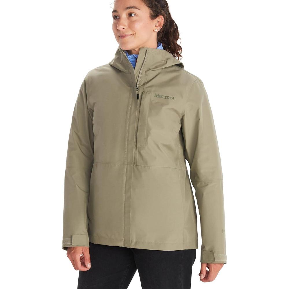 imageMARMOT Womens GORETEX Minimalist Rain Jacket  Packable Breathable Durable Wind ampamp Water ProtectionVetiver