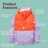 imageMARMOT Boys Kids Precip Eco JacketRed SunPaisley Purple