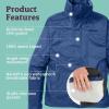imageMARMOT Mens PreCip Eco JacketArctic Navy