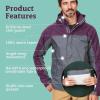 imageMARMOT Mens PreCip Eco JacketSteel OnyxPurple Fig