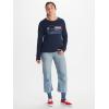 imageMARMOT Womens Coastal LongSleeve TShirt  Screen Printed Graphic on Soft Breathable EcoFriendly CottonPoly BlendArctic NavyStorm