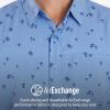 imageMARMOT Mens Aerobora Short Sleeve ButtonDown Shirt  Lightweight Packable QuickDrying UPF ProtectionBlue Bonnet Mushroom
