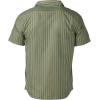 imageMARMOT Mens Aerobora Short Sleeve ButtonDown Shirt  Lightweight Packable QuickDrying UPF ProtectionDark Jungle Austin Stripe