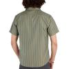 imageMARMOT Mens Aerobora Short Sleeve ButtonDown Shirt  Lightweight Packable QuickDrying UPF ProtectionDark Jungle Austin Stripe