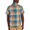 imageMARMOT Mens Aerobora Short Sleeve ButtonDown Shirt  Lightweight Packable QuickDrying UPF ProtectionDark Jungle Wayland Plaid