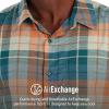 imageMARMOT Mens Aerobora Short Sleeve ButtonDown Shirt  Lightweight Packable QuickDrying UPF ProtectionDark Jungle Wayland Plaid