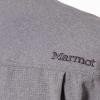 imageMARMOT Mens Aerobora Short Sleeve ButtonDown Shirt  Lightweight Packable QuickDrying UPF ProtectionHeathered Arctic Navy