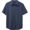 imageMARMOT Mens Aerobora Short Sleeve ButtonDown Shirt  Lightweight Packable QuickDrying UPF ProtectionHeathered Arctic Navy