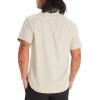 imageMARMOT Mens Aerobora Short Sleeve ButtonDown Shirt  Lightweight Packable QuickDrying UPF ProtectionSandbar