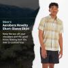 imageMARMOT Mens Aerobora Short Sleeve ButtonDown Shirt  Lightweight Packable QuickDrying UPF ProtectionVetiver Wayland Plaid