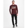 imageMARMOT Mens Coastal LongSleeve TShirt  Screen Printed Graphic on Soft Breathable EcoFriendly CottonPoly BlendPort Royal