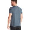 imageMARMOT Mens Coastal ShortSleeve TShirt  Screen Printed Graphic on Soft Breathable EcoFriendly CottonPoly BlendNavy Heather