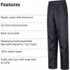 imageMARMOT Mens Precip Eco Waterproof Rain Pant  100 Recycled Breathable Lightweight Packable ProtectionBlack