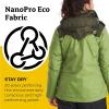 imageMARMOT Womens Precip Eco Waterproof Rain JacketForest GreenNori