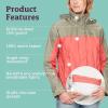 imageMARMOT Womens Precip Eco Waterproof Rain JacketGrapefruitVetiver