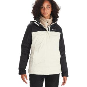 imageMARMOT Womens Precip Eco Waterproof Rain JacketPapyrusBlack