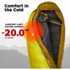 imageMARMOT 1 Person 3 Seasons Yellow VaporGreen Wheat Adult Sleeping Bag