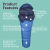 imageMarmot Mens Trestles 15 Sleeping Bag  Insulated WaterResistant LeftZip Cobalt BlueBlue Night