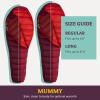 imageMarmot Micron 40 Sleeping Bag  WaterResistent Packable Breathable Sienna RedTomato Regular