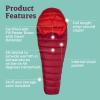 imageMarmot Micron 40 Sleeping Bag  WaterResistent Packable Breathable Sienna RedTomato Regular