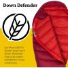 imageMarmot Micron 40 Sleeping Bag  WaterResistent Packable Breathable Sienna RedTomato Regular