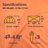 imageMarmot Thor 3Person Tent  Easy SetUp WaterResistant Storm Ready Blaze 3 Person