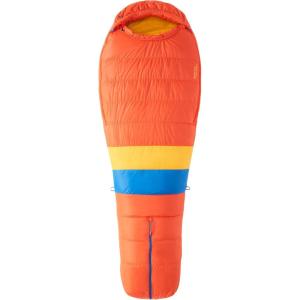 imageMARMOT Mens Always Summer 40 Sleeping Bag 650 Fill Down for Camping ampamp BackpackingRed SunSolar