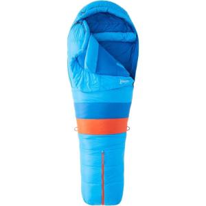 imageMARMOT Mens Wind River 10 Sleeping Bag 650Fill Down for Camping ampamp BackpackingClear BlueDark Azure