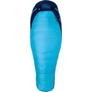 imageMarmot Womens Trestles 15 Sleeping Bag  Insulated WaterResistant LeftZip French BlueHarbor Blue Long