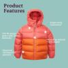 imageMARMOT Kids Guides Down Hoody  700 Fill Insulated WaterResistant Lightweight Puffer Jacket with HoodGrapefruitTangelo